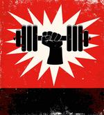 Grunge Dumbbell Lift