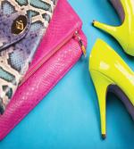 Shoes and Clutches Print