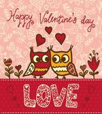 Owls Love Heart artwork