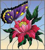 Stained Glass Butterfly