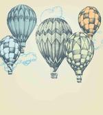 Air Balloons in Sky artwork
