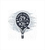 Retro Hot Air Balloon Art