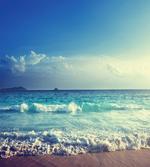 Beach Sunset Waves