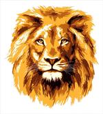 Tropics Safari Lion Art