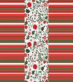 Stripes Floral Border
