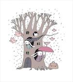 Bunny Family Rain Birds
