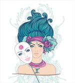Young Lady Mask