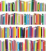 Colorful Doodle of Books