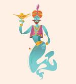 Genie with Magic Tool