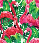 Retro Exotic Leaves