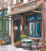 Street Paris Cafe Eating