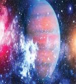 Vivid Nebula and Planet Art