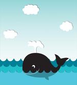 Nursery Graphic Fish on Sea