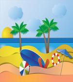Paper Cut Art Seaside