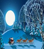 Santa Winter Forest