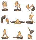 Girl Positions Aerobics