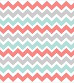 Cute Artful Pastel Zigzags