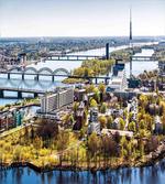 View of Old Riga City