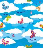 Clouds Butterfly Summer