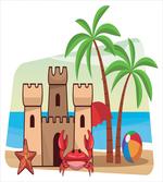 Sand Castle Crab Fun