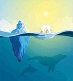 Ice Melting in Ocean