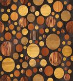 Brown Abstract Circles