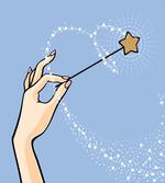 Hand with Star Magic Wand