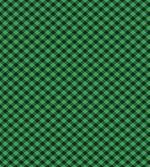 Diagonal Tartan Green