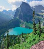 Grinnell Lake and Mountains