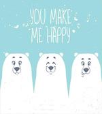 Words Cartoon Bears
