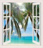 Window to the Exotic Beach
