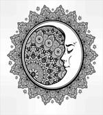 Mandala Moon Bohemian