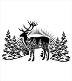 Reindeer Spruce Forest