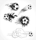 Football in Flame artwork