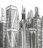 City Town Skyscrapers