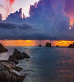 Tropic Seashore Sunset