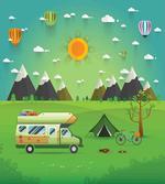 Outdoors Caravan
