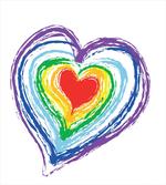 Nested Rainbow Heart