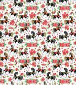 Abstract Floral Stallion
