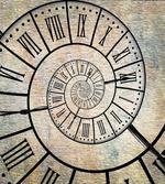Roman Digit Time Spiral