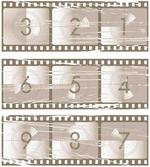 Numbers on a Film Strip artwork