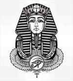 Vintage Pharaoh Tattoo