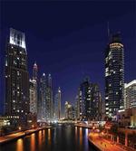 Night View Skyscrapers
