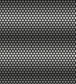 Halftone Hexagons Flowers