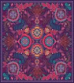 Modern Paisley Dot Leaf