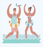 Beach Vibes with Swim Ring