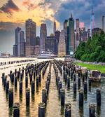 USA New York Cityscape artwork