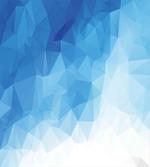 Abstract Polygonal Ombre Art