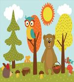 Childish Forest Animals