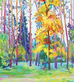 Spring Forest Painting